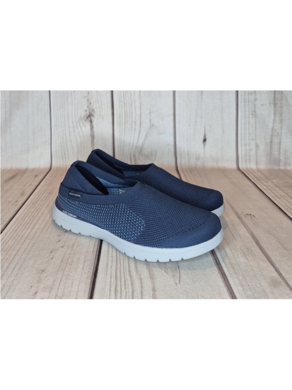 Skechers On The Go Flex Women's Size 11 Navy Blue Comfort Walking Casual Shoes